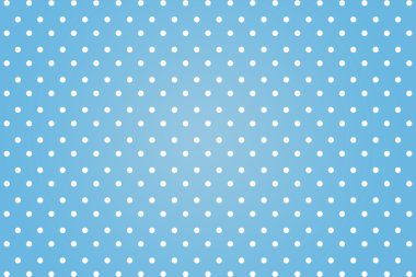 mavi arka plan ile Polkadots