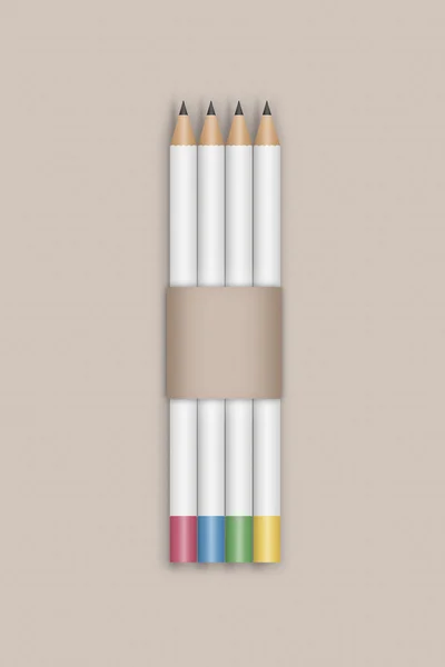 kahverengi zemin üzerine kalem