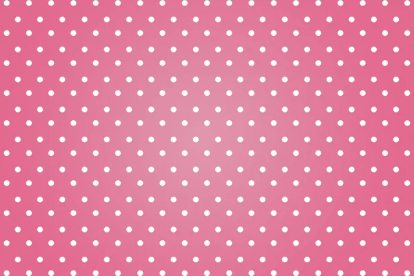 Polkadots med rosa bakgrund — Stockfoto