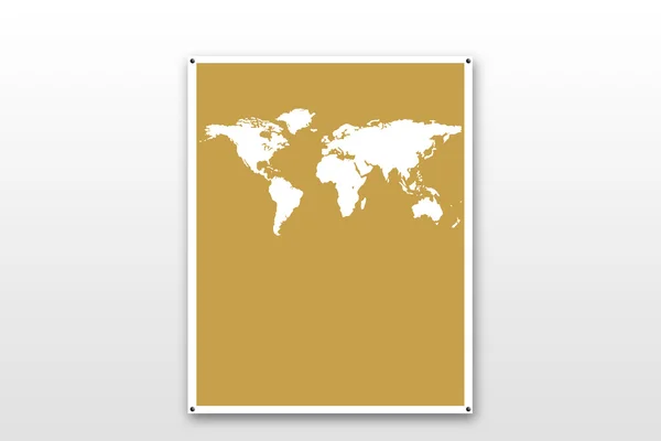 Wereldkaart — Stockfoto