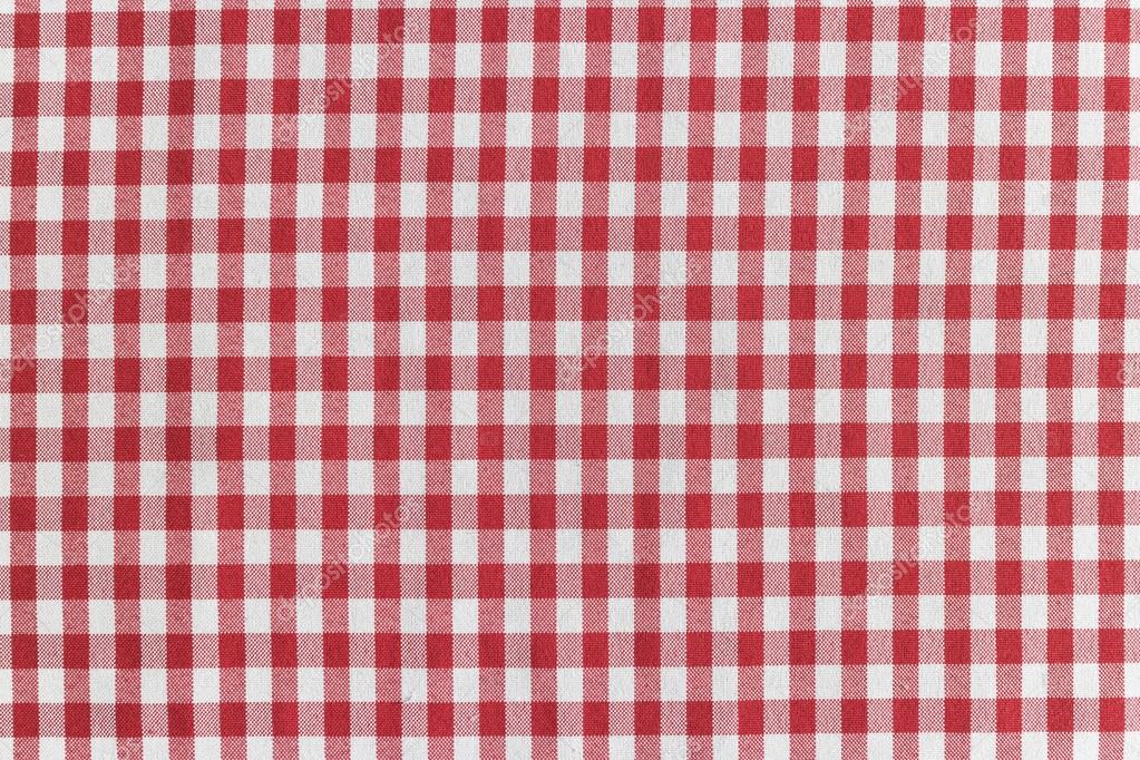 nappe à carreaux rouge et blanc — photographie rayhuephoto © #66556605