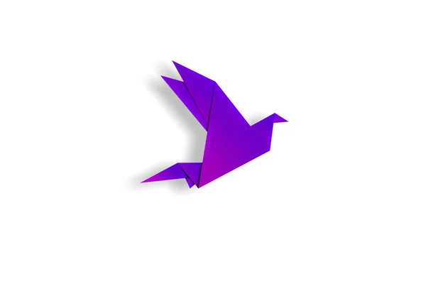 Uccello origami — Foto Stock