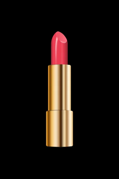 Lipstick on black background — Stock Photo, Image
