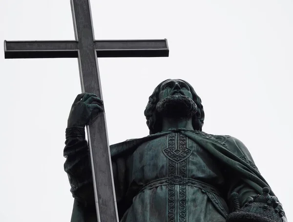 Kiev Ucrânia Novembro 2019 Escultura Kiev Príncipe Yaroslav Sábio Monumento — Fotografia de Stock