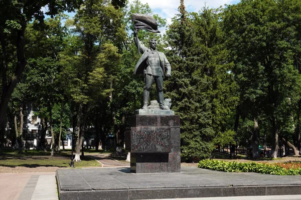 Kiev Ucrânia Julho 2020 Monumento Aos Participantes Levante Armado Janeiro — Fotografia de Stock