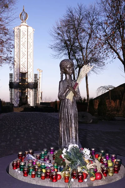 Kiev Oekraïne November 2019 Monument Van Hongersnood Genocide Van 1932 — Stockfoto
