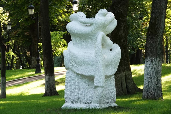 Kiev Ucrania Septiembre 2020 Escultura Artística Parque Mariinsky Ciudad Kiev — Foto de Stock