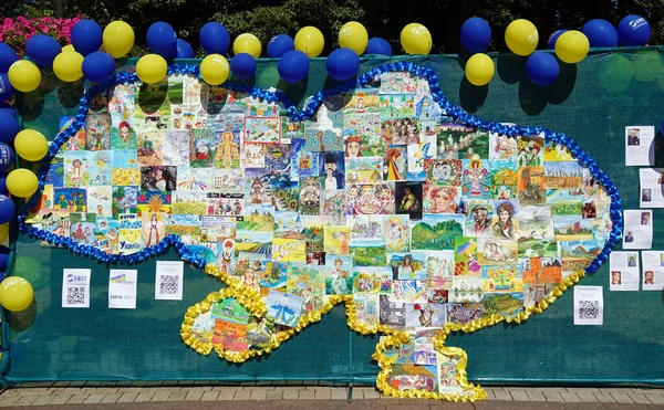 우크라이나 키예프 2020 우크라이나 Pictures Balloons Shevchenko Park Kiev City — 스톡 사진