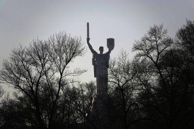 Kiev, Ukrayna 21 Ocak 2020: Sovyet döneminin titanyum 