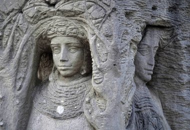 Kiev, Ukrayna 15 Aralık 2019: Kiev şehrinde sanat sanatı