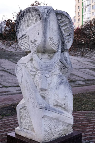 Kiev Ukraine December 2019 Art Art City Kiev Deity — Stock Photo, Image