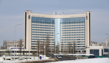 Kiev, Ukrayna 21 Şubat 2021: Kiev şehrindeki 