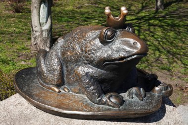 Kiev, Ukrayna 11 Nisan 2021: Heykel 