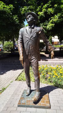 Kiev, Ukrayna 10 Haziran 2018: Khreshchatyk 'teki 