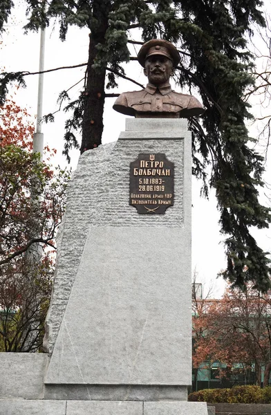 Kiev Ukraina November 2020 Monument Över Petro Bolbochan Överste Upr — Stockfoto