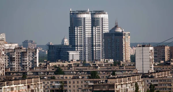 Kiev Oekraïne Juni 2021 Gebouwen Wijken Van Oekraïense Hoofdstad Kiev — Stockfoto