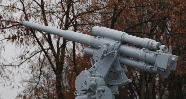 Kiev Ukraine December 2020 Artillery Armored Boat Model Museum Military — Stock Photo, Image