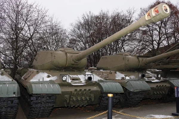 Kiev Oekraïne December 2020 Zware Tank Het Museum Van Militaire — Stockfoto