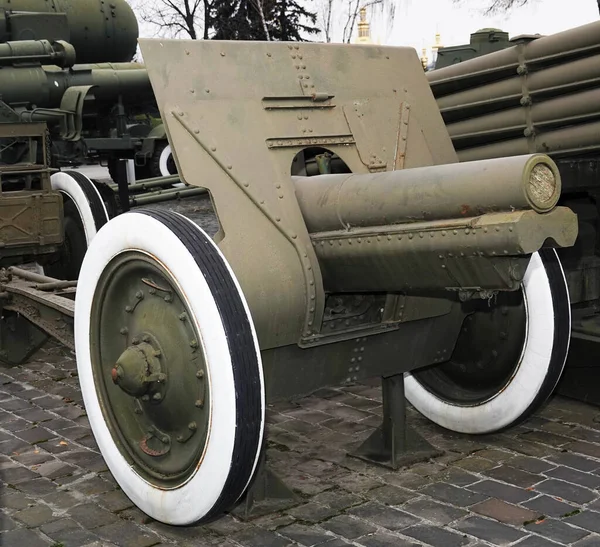 Kiev Ucrania December 2020 Howitzer Calibre 122Mm Museo Equipamiento Militar — Foto de Stock