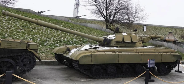 Kiev Ukraine December 2020 Main Battle Tank Museum Military Equipment — Stock Photo, Image