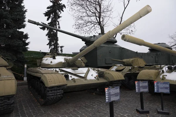 Kiev Ucrânia Dezembro 2020 Tanque Batalha Principal Museu Equipamentos Militares — Fotografia de Stock