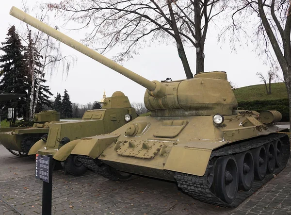 Kiew Ukraine Dezember 2020 Mittlerer Panzer Museum Für Militärische Ausrüstung — Stockfoto