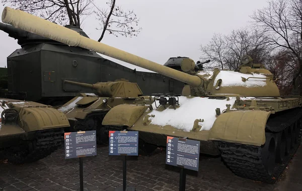 Kiev Oekraïne December 2020 Medium Tank Het Museum Military Equipment — Stockfoto