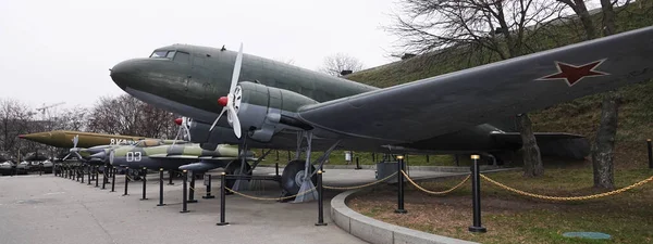 Kiev Ukraine March 2020 Military Equipment Public Viewing National Museum — Stock Photo, Image