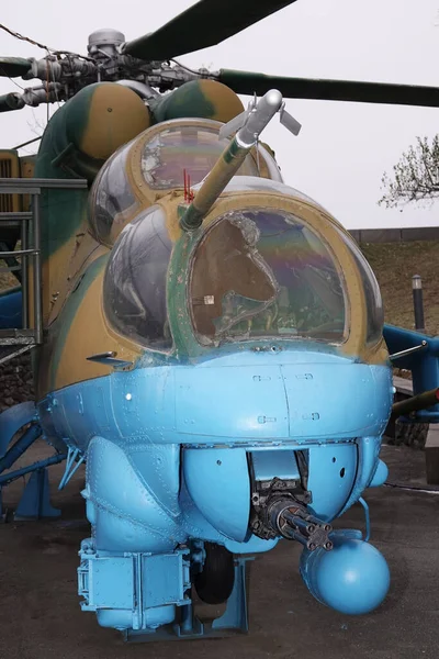 Kiev Oekraïne December 2020 Militaire Helikopter 24V Het Museum Van — Stockfoto