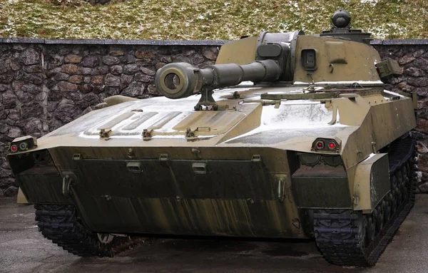 Kijów Ukraina Grudnia 2020 Howitzer Samobieżny 2S1 122Mm Goździk Muzeum — Zdjęcie stockowe