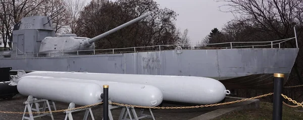 Kiev Ukraine December 2020 Steam Gas Torpedo Museum Military Equipment — Stok fotoğraf