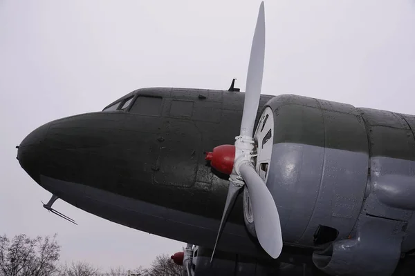 Kiev Oekraïne December 2020 Transportvliegtuig Het Museum Military Equipment Public — Stockfoto