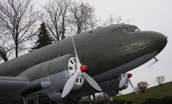 Kiev Ukraine December 2020 Transport Aircraft Museum Military Equipment Public — Stok fotoğraf