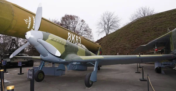 Kiev Oekraïne December 2020 Jak Gevechtsvliegtuig Het Museum Military Equipment — Stockfoto