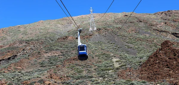 Canary Islands Spain March 2013 Cableway Cabin High Ground Canyons — Stock Photo, Image