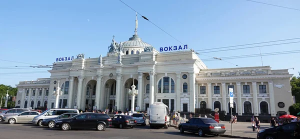 Kiev Ukrayna Temmuz 2021 Odessa Demiryolu Yolcu Istasyonu Inşaatı — Stok fotoğraf