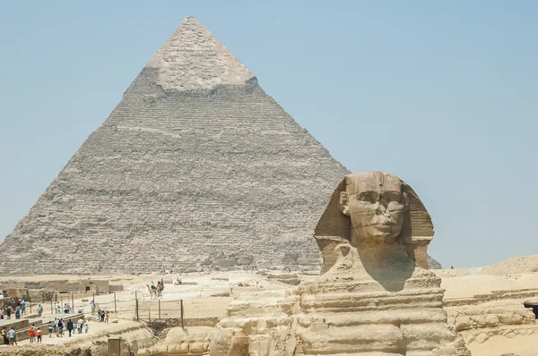 L'Egypte. Le Caire - Gizeh. Vue générale des pyramides — Photo