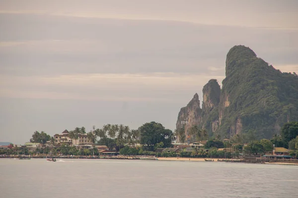 PANORAMIC LANDSCAPE, RELAXING BEACA VIEW From THAILAND, 2018 — 스톡 사진