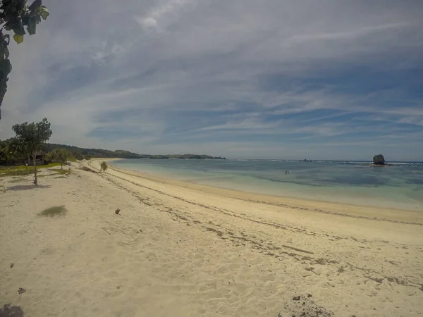 PANORAMIC LANDSCAPE, BEACH VIEW from BALI, INDONESIA, 2018 — 图库照片