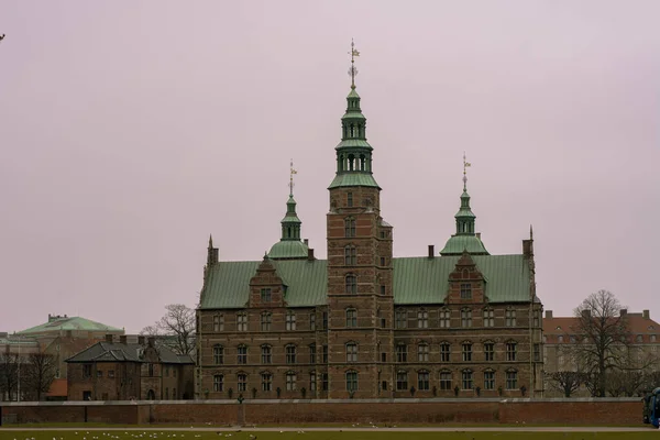 PANORAMISCHE BLICK VON SCHLOSS ROSENBORG, KOPENHAGUE, DÄNEMARK 2019 — Stockfoto