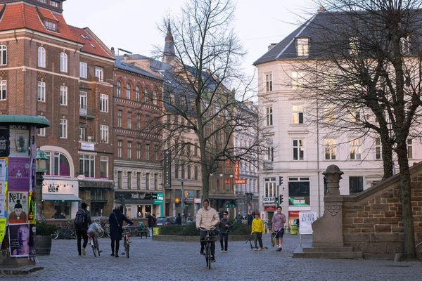 LIFE STYLE, STREET SCENE FROM COPENHAGUE, DENMARK, 2019年3月 — ストック写真