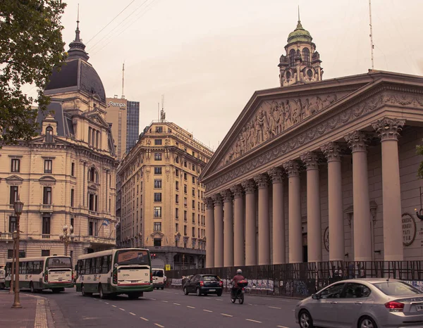 Scène de rue et architecture de Buenos Aires, Argentine octobre 2019 — Photo