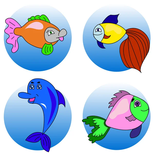 Set fish — Stock Photo, Image