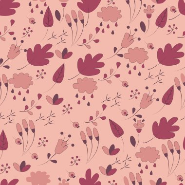 vektörsüz çiçek deseni