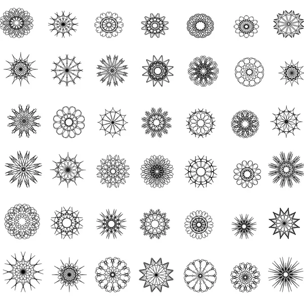 Illustrazione vettoriale di ornamento orientale colorato — Vettoriale Stock