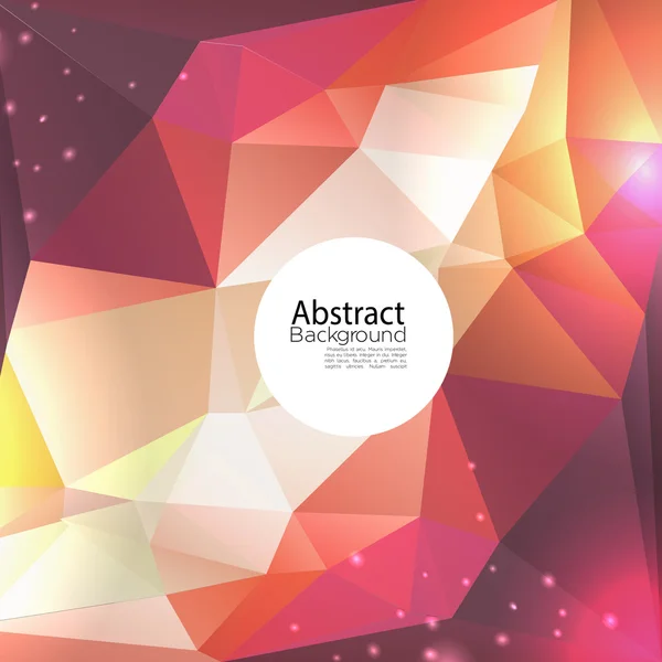 Abstract Polygon Background - Vector Illustration — Stock Vector