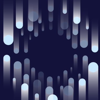 Retro uçan nokta deseni - vektör çizim