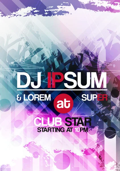 parti tasarım şablonu - vektör çizim