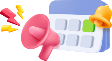 Beyaz arkaplanda mavi bir hesap makinesi ve domuz kumbarasının çizimi