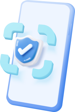 bir simge biçiminde mavi kontrol.